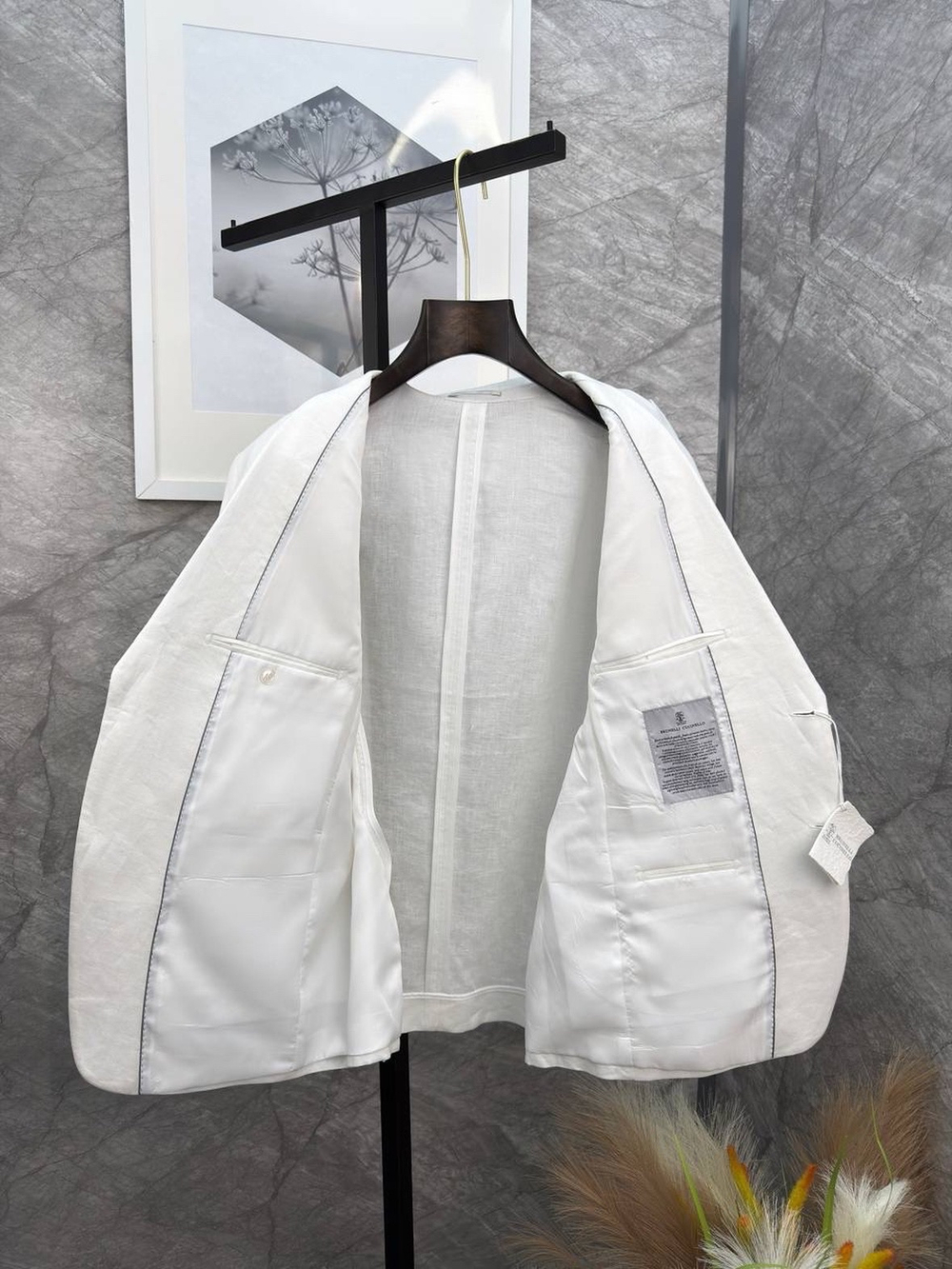 Льняной летний костюм Brunello Cucinelli
