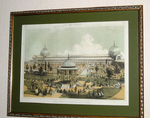 "Здание всемирной выставки 1862 года, в Лондоне". Литография В.Ф.Тимма. 1862г. - антикварная литография
