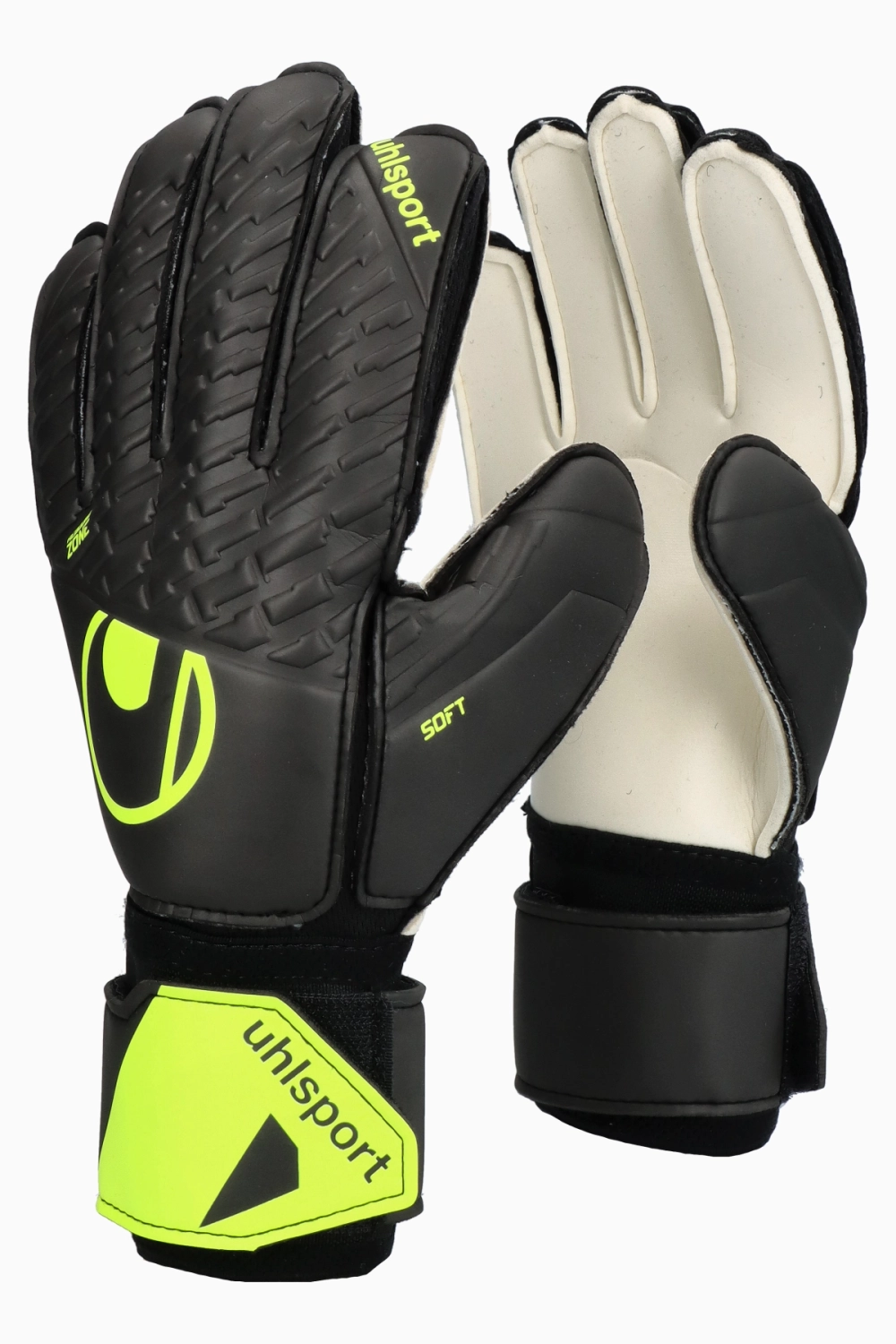 Вратарские перчатки Uhlsport Fangmaschine Soft Flex Frame - черный