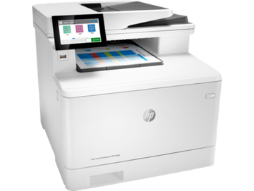 МФУ лазерное цветное HP Color LaserJet Enterprise MFP M480f 3QA55A A4, 600x600 dpi, 27(27)ppm, 2Gb, 2trays 50+250, ADF 50, Duplex, USB/GigEth