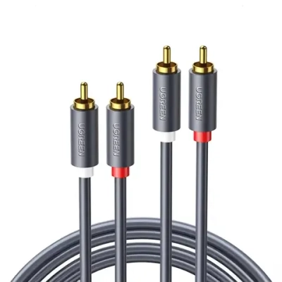Кабель 2RCA - 2RCA тюльпаны 2m UGREEN 10518
