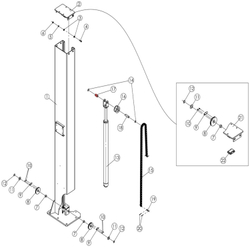 Вставка в ролик цепи T4Е, T4, T4H, T4B, V2-4L, V2-4LH, V2-4LB