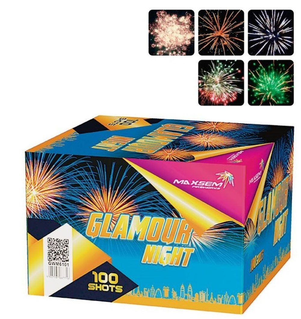 Батарея салютов "Glamour Night" GWM6101 100 залпов * 1,2"