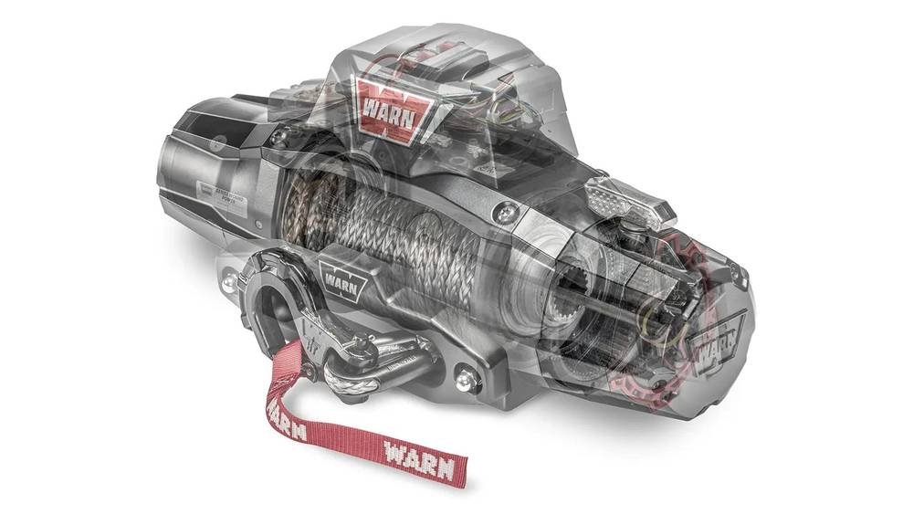 Лебедка WARN ZEON XP 10-S, синтетический трос — фото 2