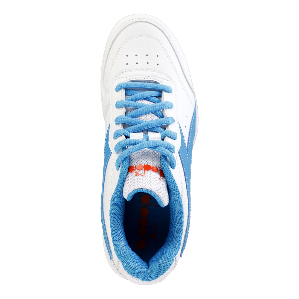 Детские теннисные кроссовки Diadora S.Challenge 4 SL Carpet Shoe Kids - White, Turquoise