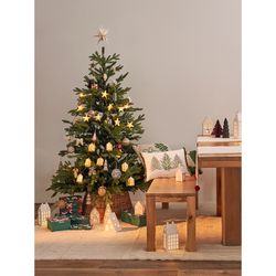 Декор новогодний Honeycomb tree бордового цвета из коллекции New Year Essential, 18 см