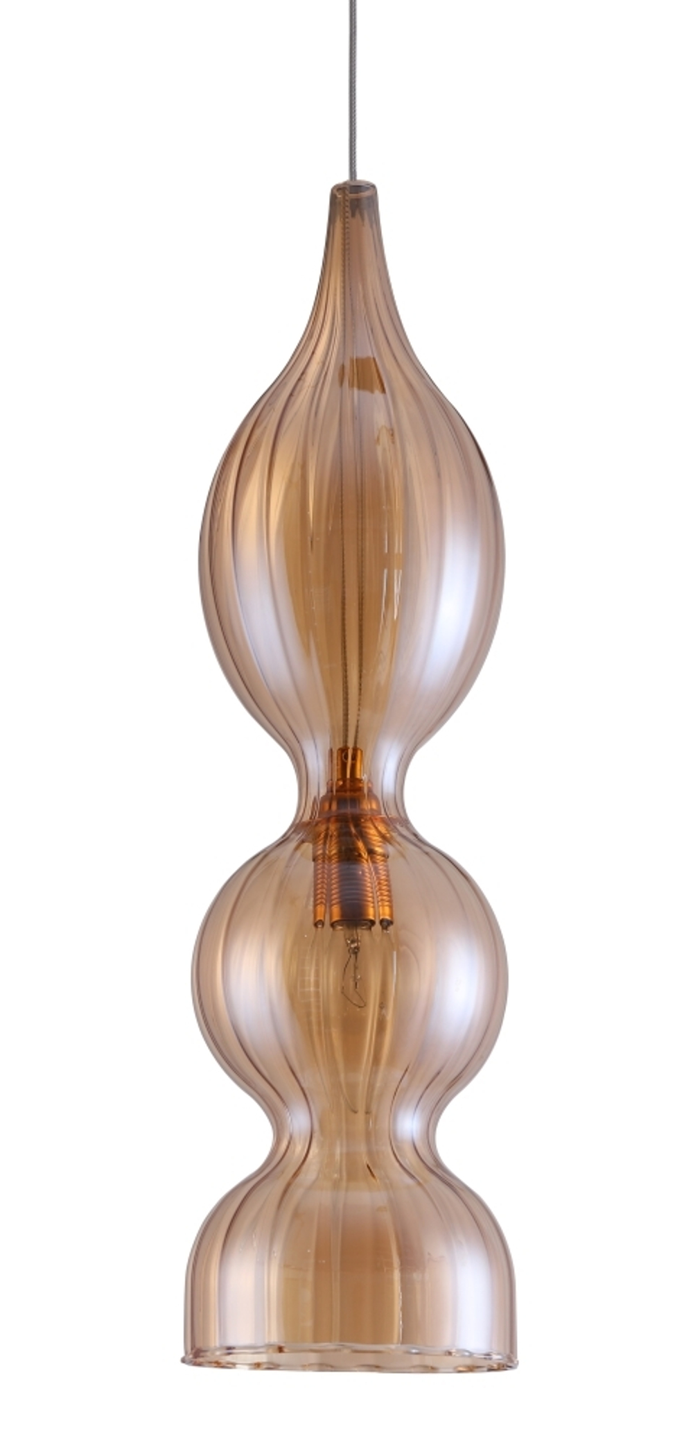 Подвесной светильник Crystal Lux IRIS SP1 B AMBER