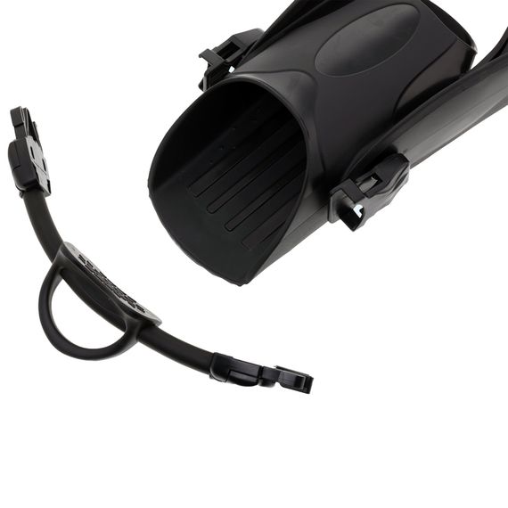 Ласты с открытой пяткой Marlin Scuba (Elastic Bungee Strap) черные