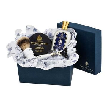 НАБОР TRAFALGAR (КРЕМ ДЛЯ БРИТЬЯ, ЛОСЬОН ПОСЛЕ БРИТЬЯ, БРИТВА, КИСТЬ) T&H