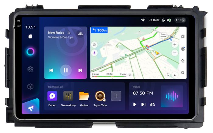 Магнитола для Honda Vezel 2013-2021 - Teyes CC3-2K QLed Android 10, Быстрая, SIM-слот, CarPlay
