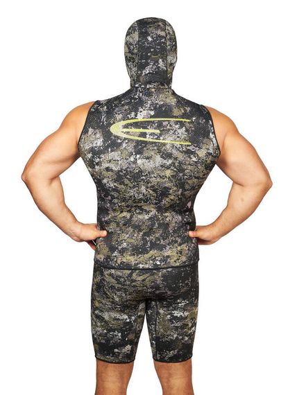 Майка Epsealon Skull Tactical Camo с шлемом без рукавов 2.5 мм