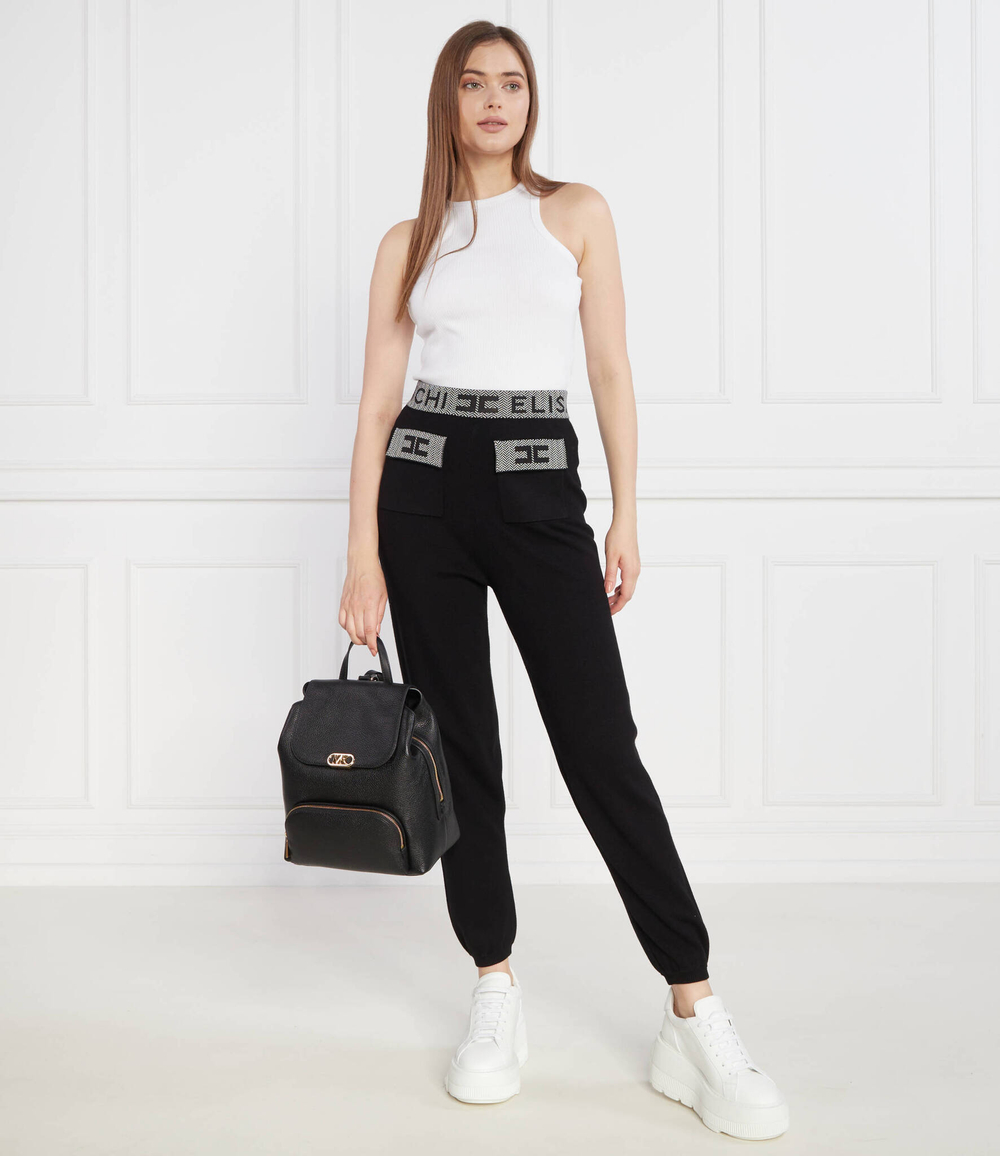 Кожаный рюкзак Michael Kors - черный(30F3G8KB2L)