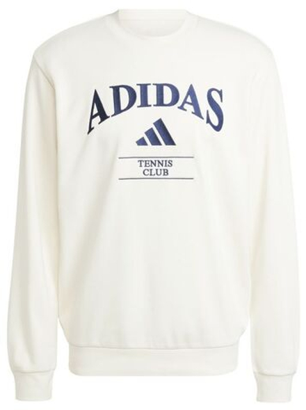 Мужская теннисная кофта Adidas Heritage Graphic Long Sleeve Crew - белый
