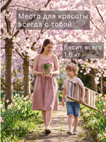 Подставка для цветов, 35х30х71, Флорэль, этажерка, напольное, на подоконник, полка, из массива дерева, коричневый