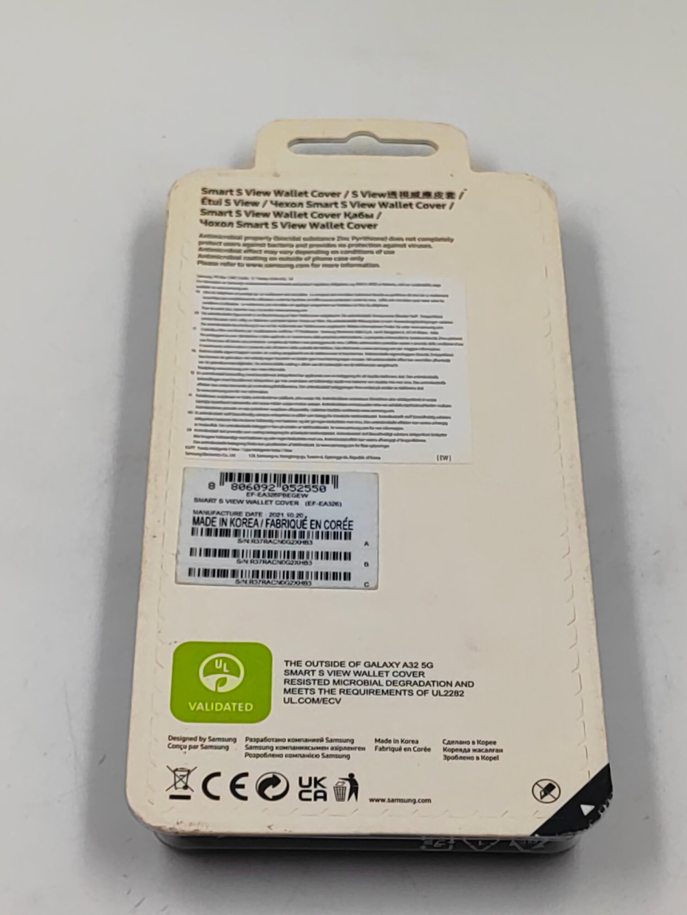 Силиконовый чехол Cover Black для Samsung  Galaxy A32 5G, матовый