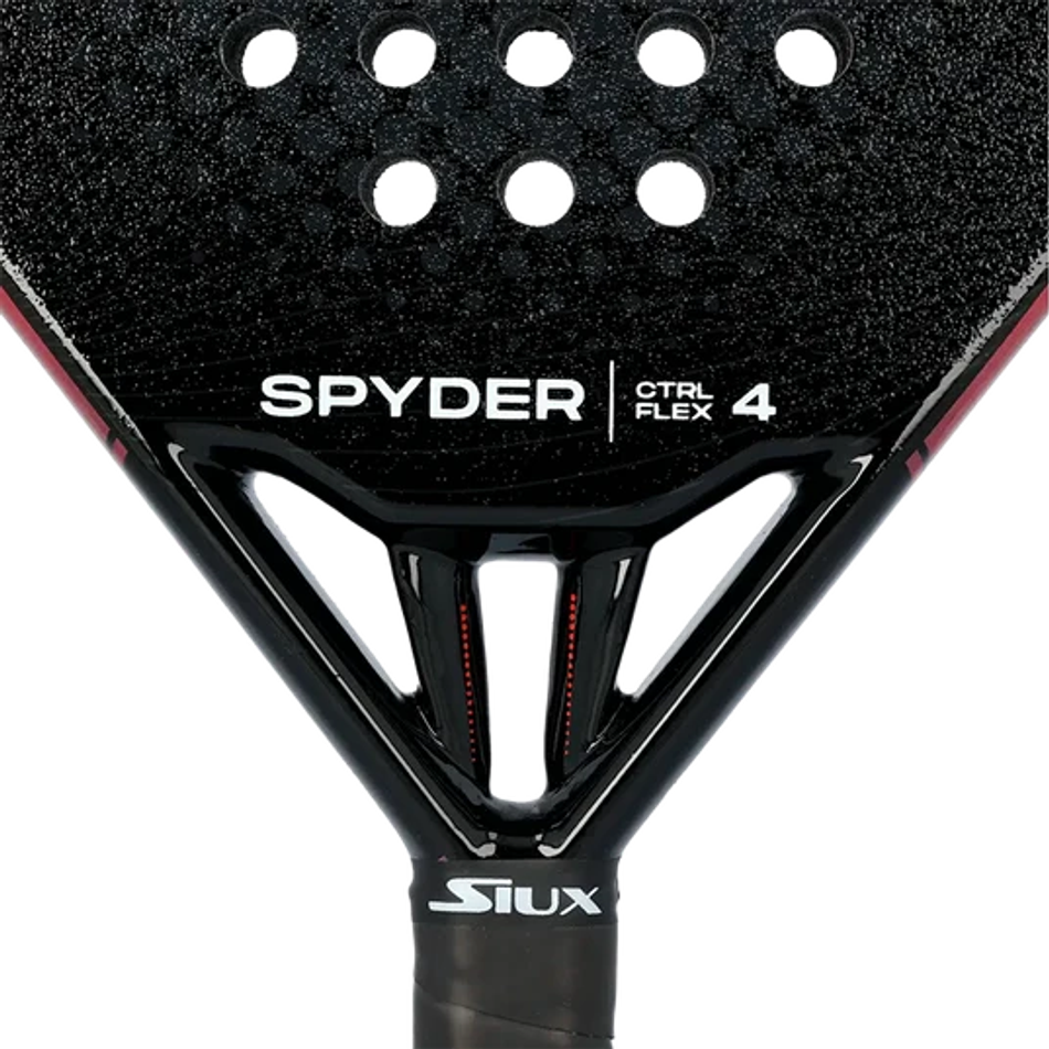 Ракетка для падел Siux Spyder 4 Control Flex черная-красная