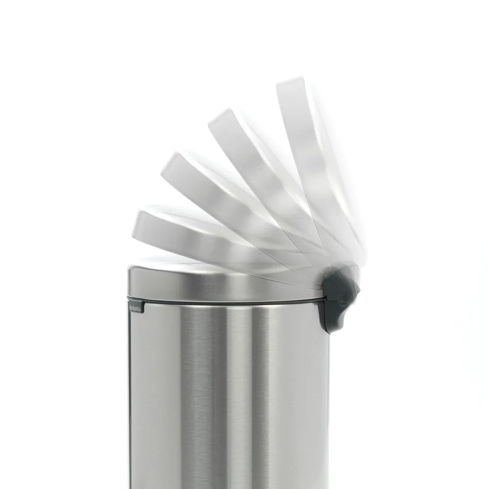 Brabantia Контейнер для мусора NewIcon 5л, матовая сталь 112102