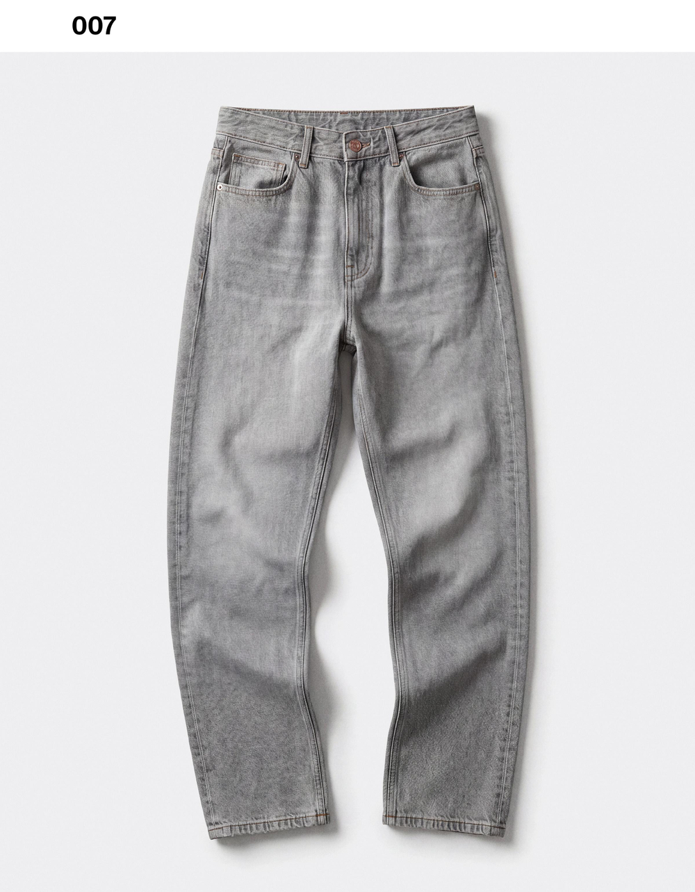 Мужские прямые джинсы straight fit - BERSHKA