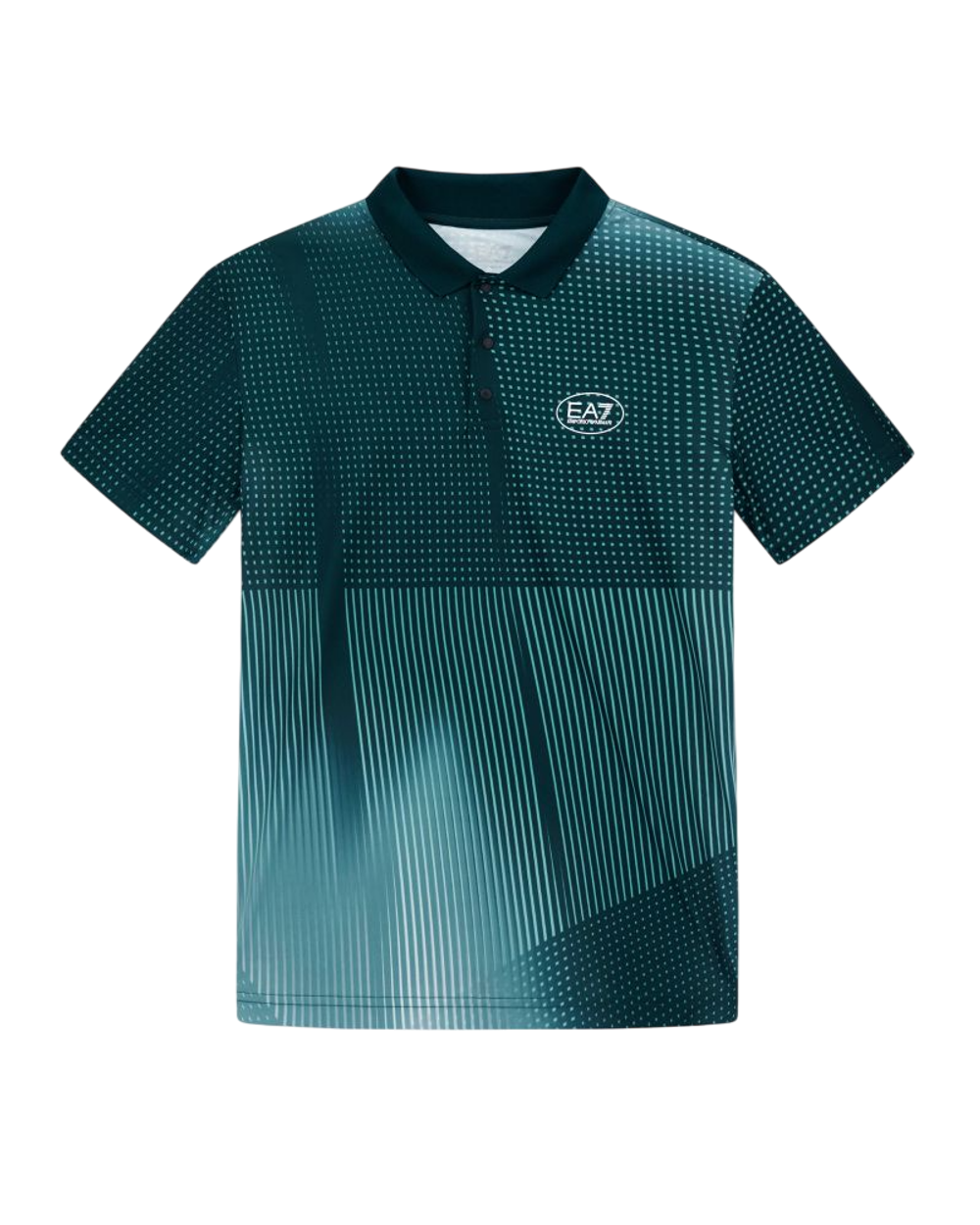 Теннисное поло EA7 Tennis Pro - green fancy