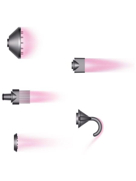 Фен Dyson Supersonic HD07, Nickel/Fuchsia