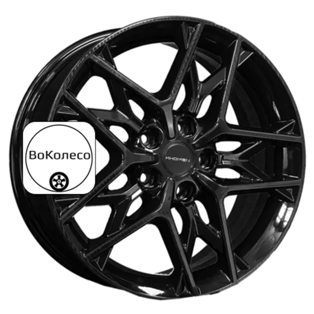 7x17/5x108 ET50 D63,35 KHW1709 (Ford C-Max) Black Khomen Wheels