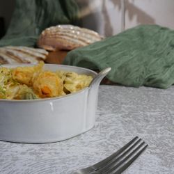 Блюдо овальное 19*11,5 см h4 см 400 мл для закусок Gray Oval Bucket с ручками Frutti di Mare [1]