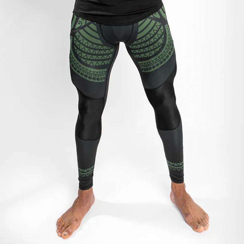 Компрессионные штаны Venum Nakahi Black-Khaki