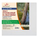 Холст на подрамнике грунтованный 30х30 см, 380 г/м², 2 шт, мелкозернистый, Vista-Artista SCLC-3030