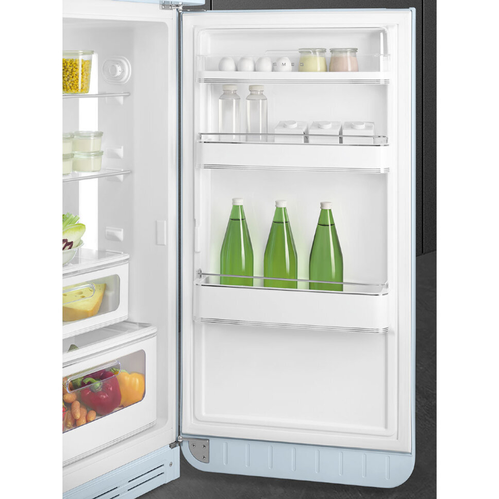 Отдельностоящий двухдверный холодильник Smeg FAB30RPB5