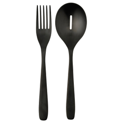 IKEA TILLAGD  (ИКЕА ТИЛЛАГД)  -  Набор для подачи блюд, 2 шт. - чёрный 24 см