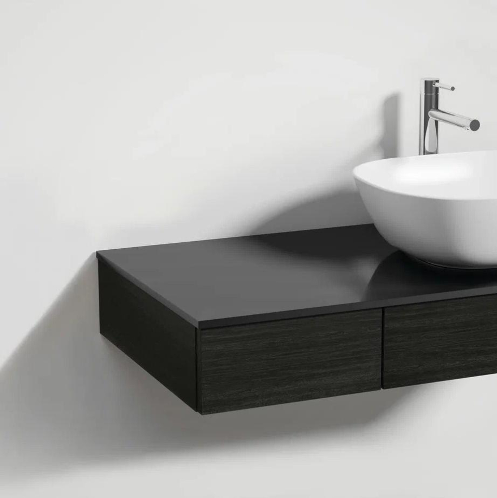 Тумба с раковиной VitrA Origin 90 см R 65676, черный дуб