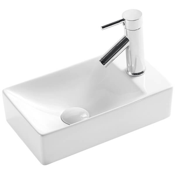 Рукомойник AVS Лина 38x22 L, белая 801-0203-38L-GW