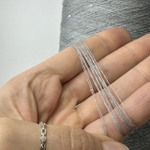 DIAMOND ; 100% тенсель, нанопайетки 1мм; 2000м /100гр; col. TS07, цвет: серый, пайетки бриллиантовая россыпь; S508