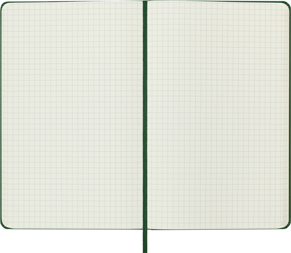 Блокнот Moleskine Classic (QP061K15) Large 130х210мм 240стр. клетка твердая обложка зеленый