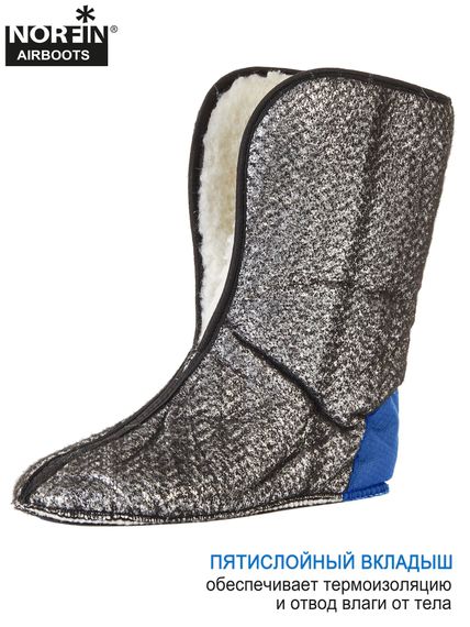 Сапоги зимние Norfin AIRBOOTS с манж. антрац. -50С EVA р.44-45