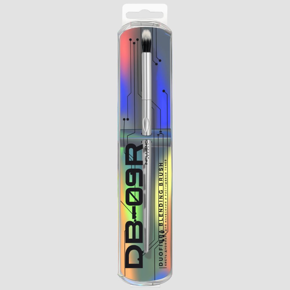 Кисть-дуофибра для нанесения и растушевки теней и консилеров Influence Beauty DB - 09R