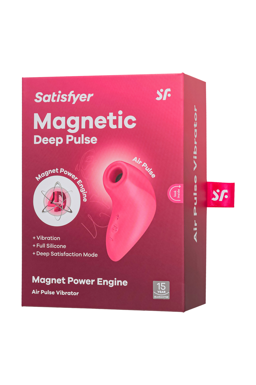 Вакуумный стимулятор Magnetic Deep Pulse розовый