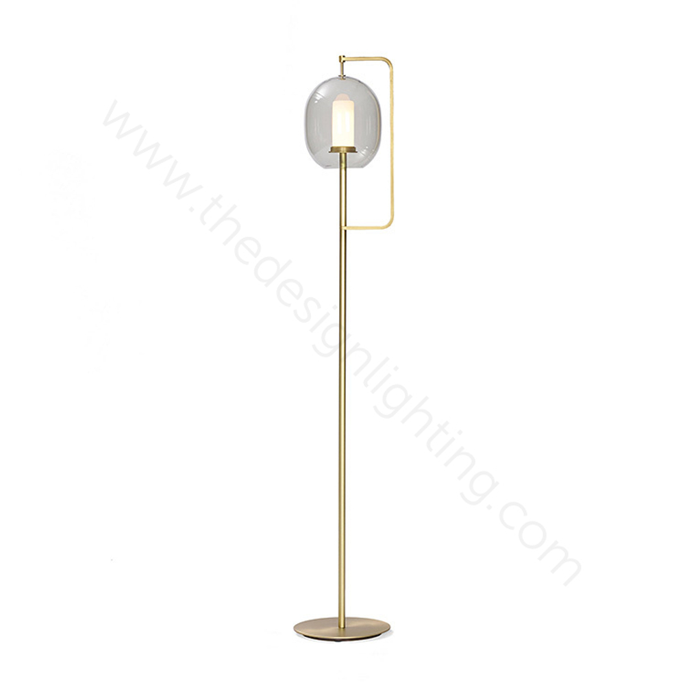 Floor design lamp  Lantern Light by ClassiCon (Gold)