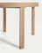 Extendable Раздвижной круглый стол с дубовым шпоном и ножками из массива дерева Ø120(170)x12