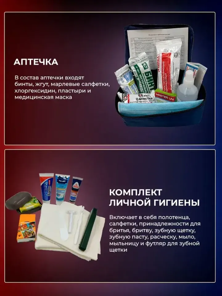 Тревожный чемоданчик Полиция с сухпайком