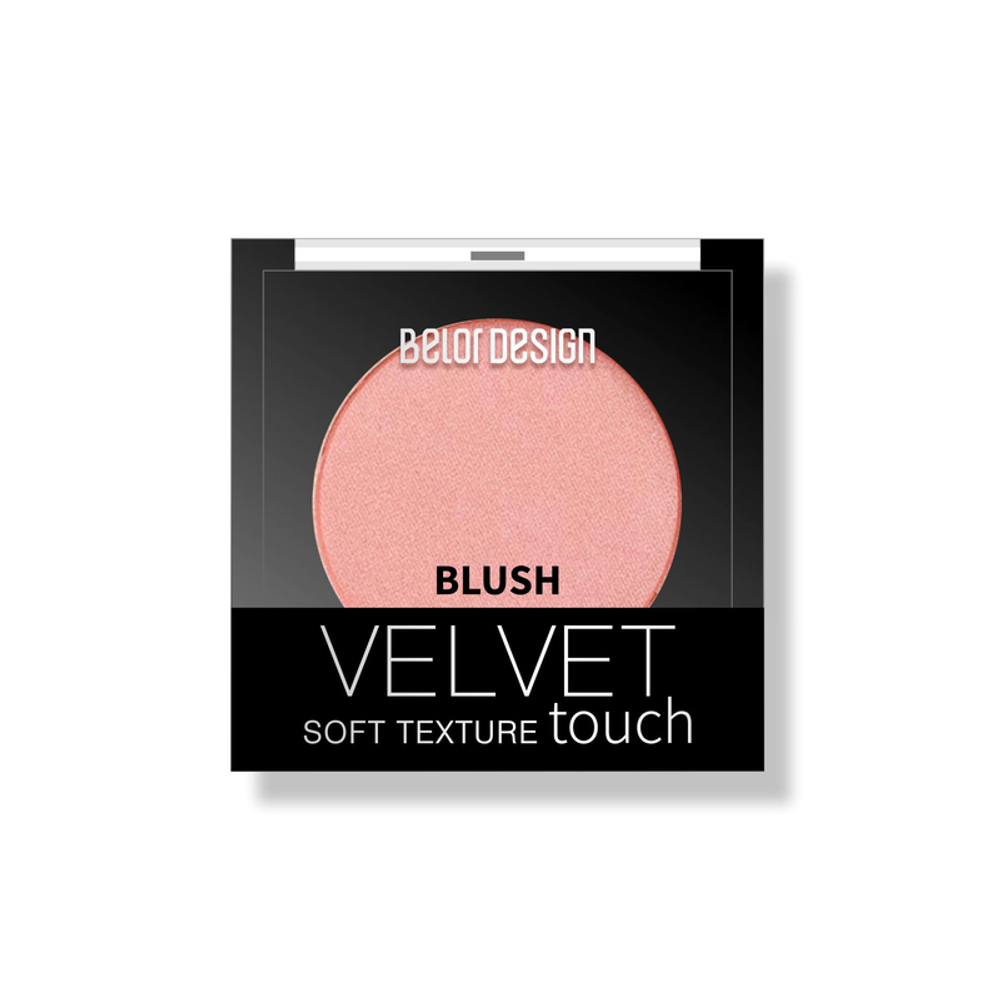 "BelorDesign" РУМЯНА для лица Velvet Touch тон 101 нежный персик