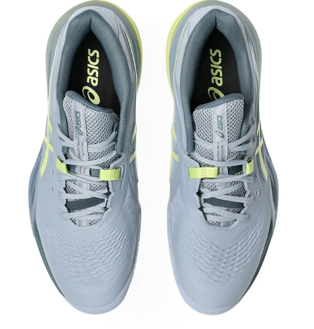 Мужские кроссовки теннисные Asics Gel-Resolution X Clay - grey blue/pistachio