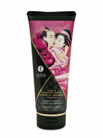 Съедобный массажный крем для тела Massage Cream (малина) 200 мл (Цвет: прозрачный)
