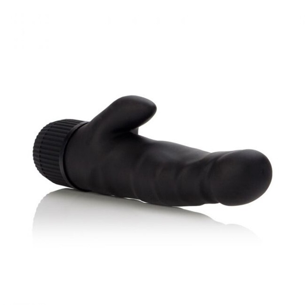 Вибромассажер с клиторальной стимуляцией Black Velvet Clit Arouser (Цвет: черный)