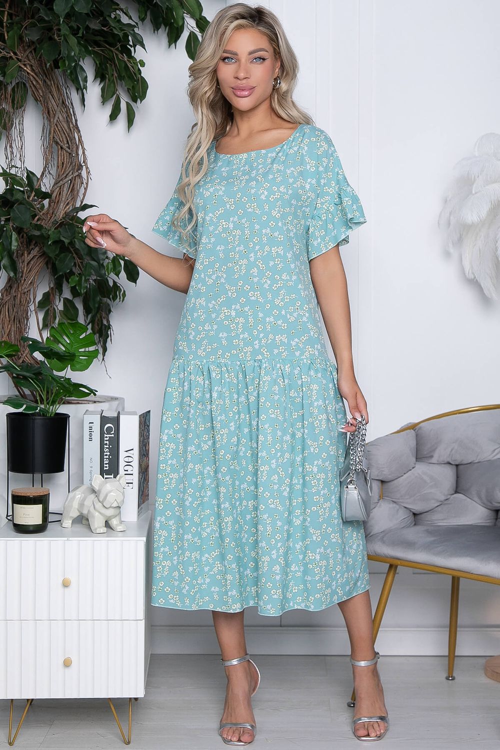 Платье Калипсо (бирюза) П10502 LT Collection