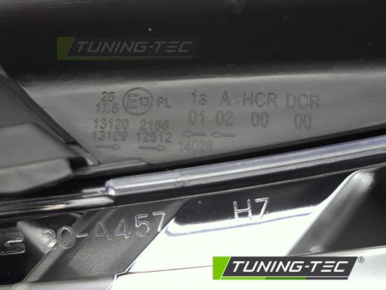 HEADLIGHT BLACK LEFT SIDE TYC fits AUDI A3 8P 03-08