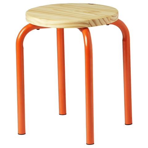 Табурет IKEA DOMSTEN, Оранжевый