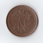 10 пенни 1916 г, Красивая патина, XF