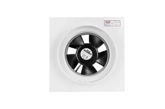 Диффузор теневой Visioner TDGK125W/150 белый/белая крышка с приточно-вытяжным вентилятором под гипсокартон с регулировкой потока воздуха D125 мм