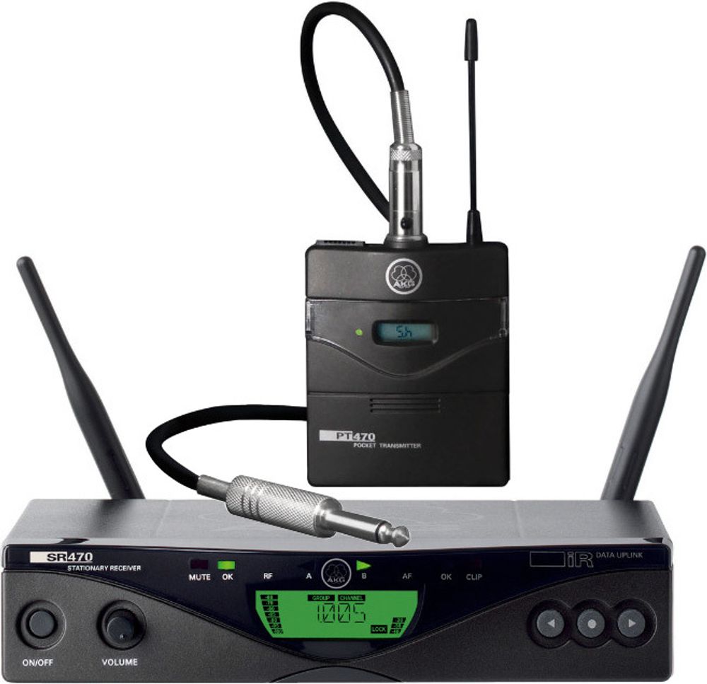 AKG DMS300 Instrument Set цифровая радиосистема с портативным передатчиком, диапазон 2,4ГГц, 8 каналов